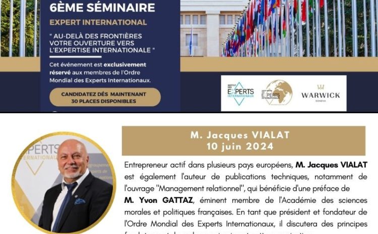 OMEGA 2024 : Découvrez le programme des intervenants du 6ème Séminaire d’Intégration de l’OMEI à Genève (SUISSE)